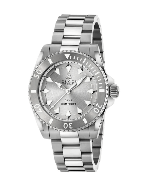 Gucci Dive Silver Dial Mens Watch - Luxury Watch Collection